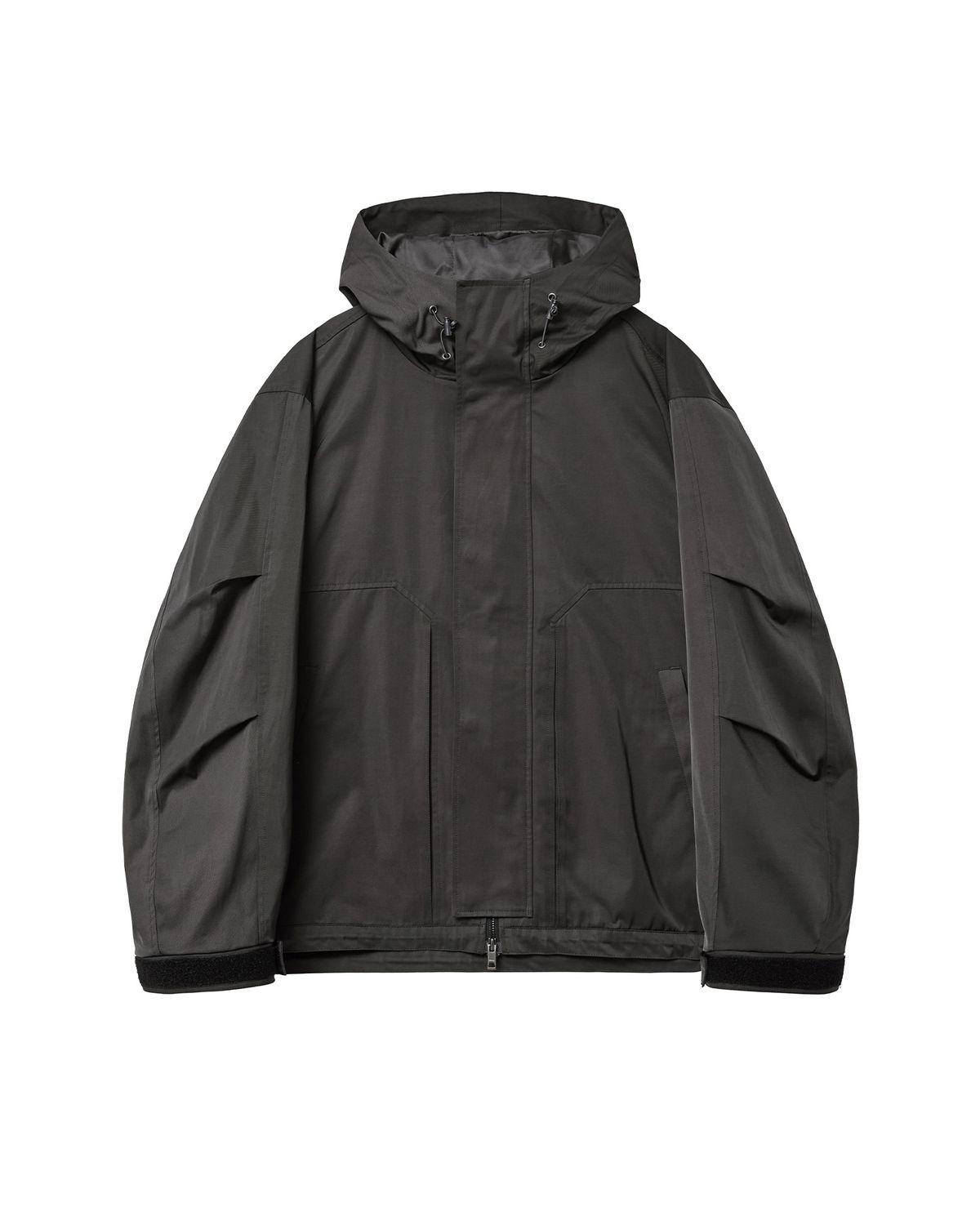 미세키서울 맨(MISEKISEOUL MEN) High neck hoodie shell parka CHARCOAL
