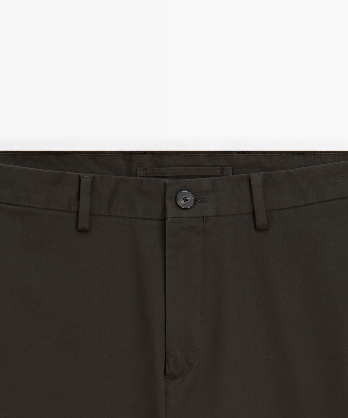 마시모두띠(MASSIMO DUTTI) 코튼 슬림핏 팬츠