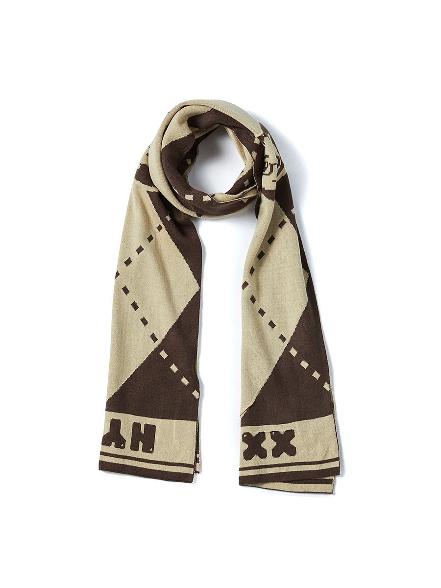MUSINSA公式 | NYXX NYGD ARGYLE MUFFLER BROWN