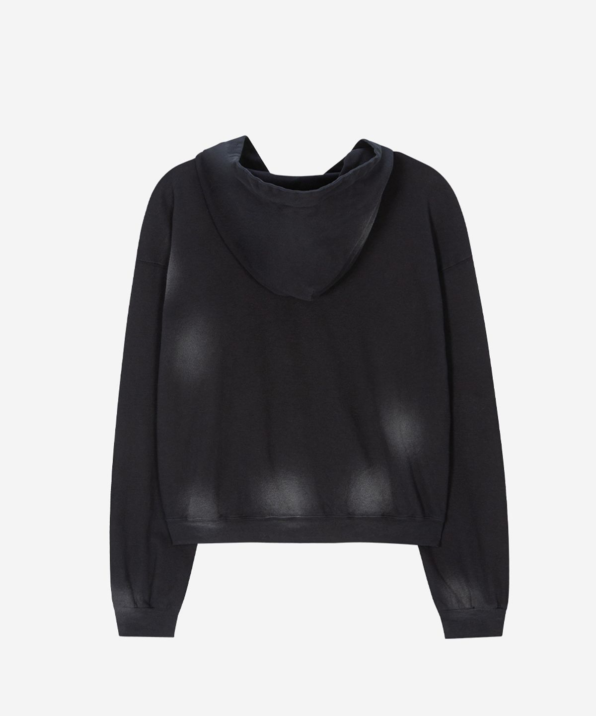 런던파퓸스 아카이브(LONDON PARFUMS ARCHIVE) SULFUR WASHED HOODIE ZIP-UP BLACK