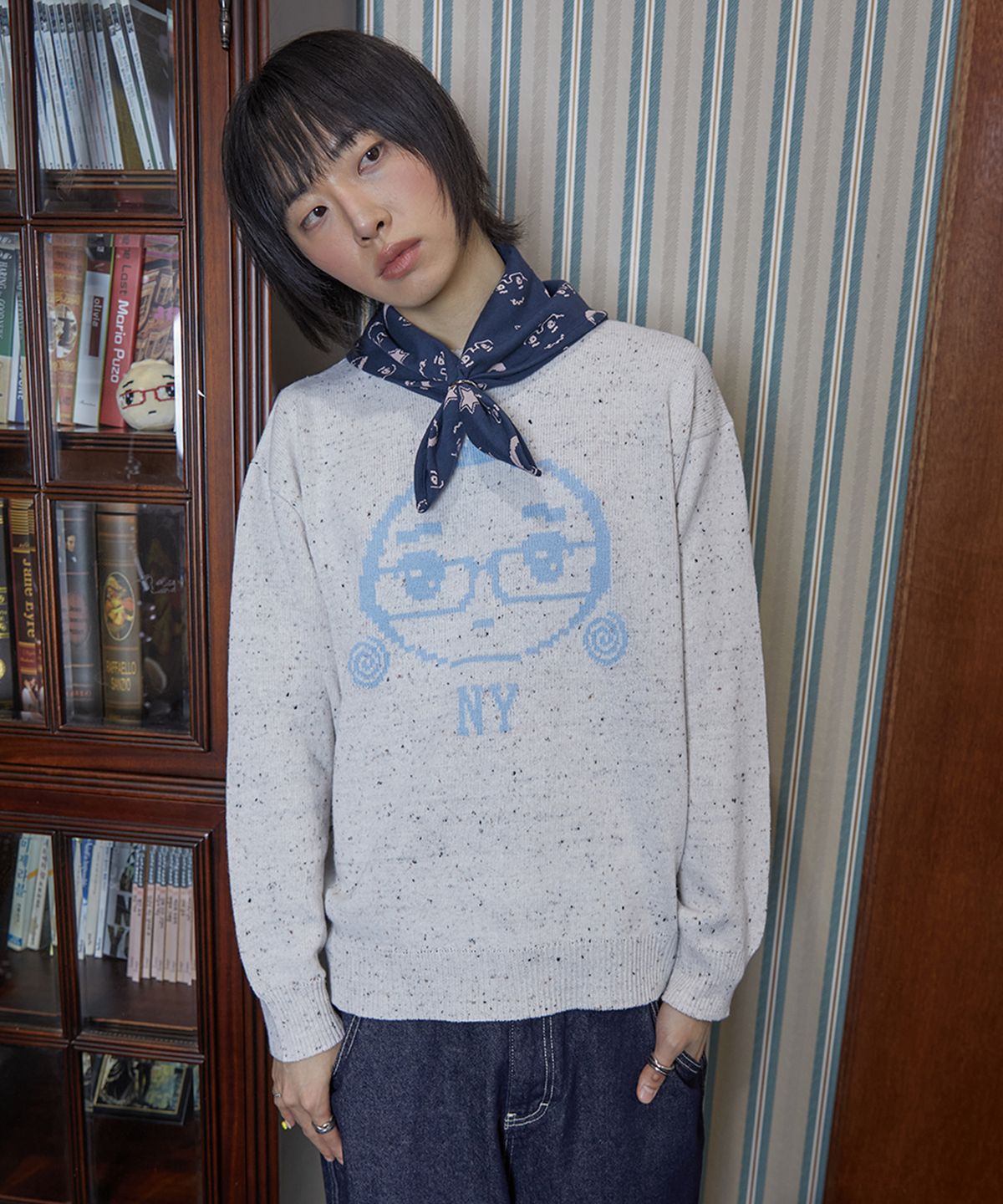 엔와이엑스엑스(NYXX) NYGD TWINKLE KNIT IVORY