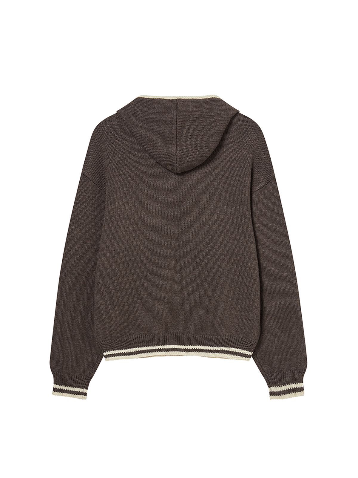 엔와이엑스엑스(NYXX) NYGD HOOD KNIT BROWN