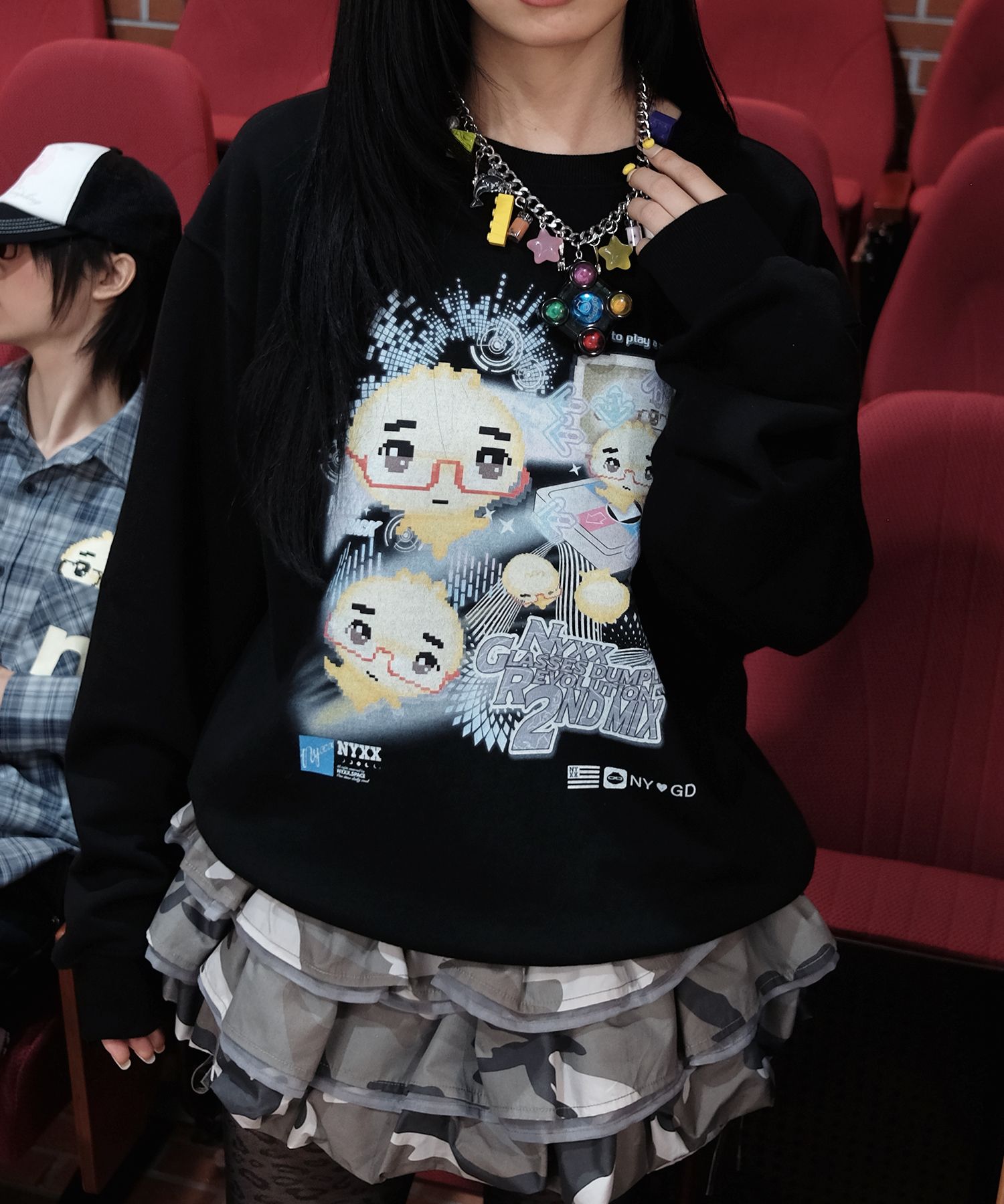 MUSINSA公式 | NYXX NYGD DDR SWEATSHIRTS BLACK