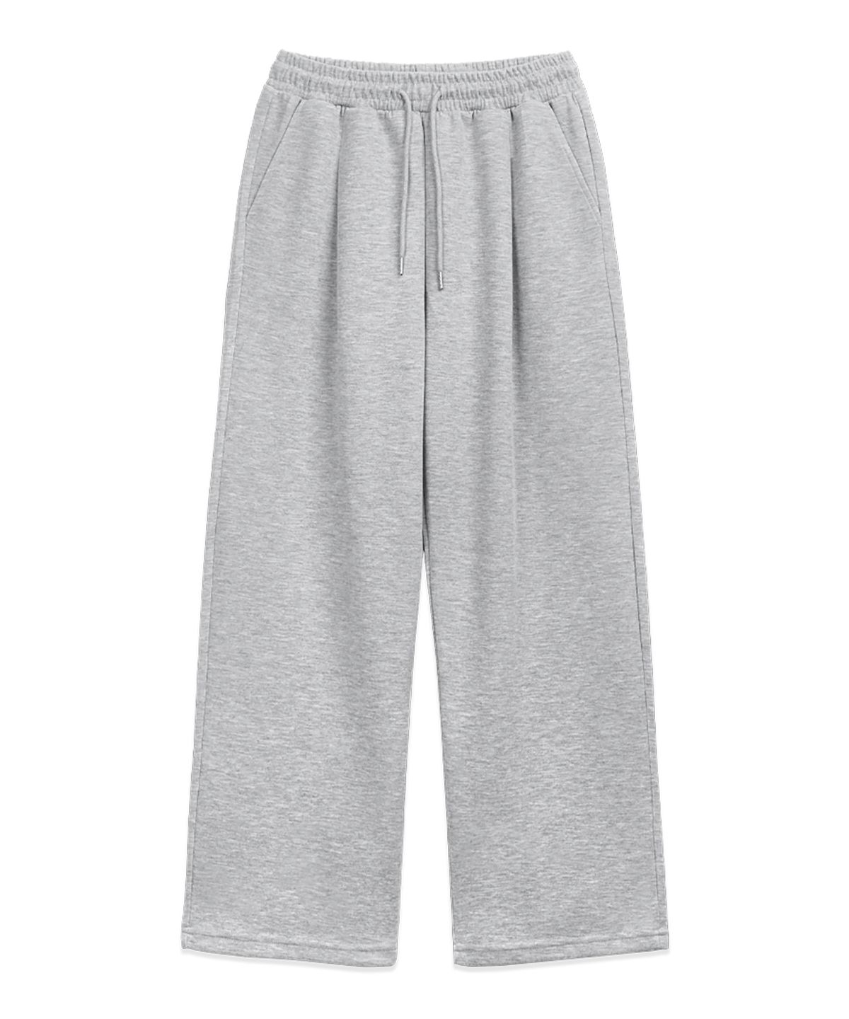 랜덤오프(RANDOMOFF) [Unisex] BASIC LINE ONE TUCK WIDE SWEAT PANTS (2color)