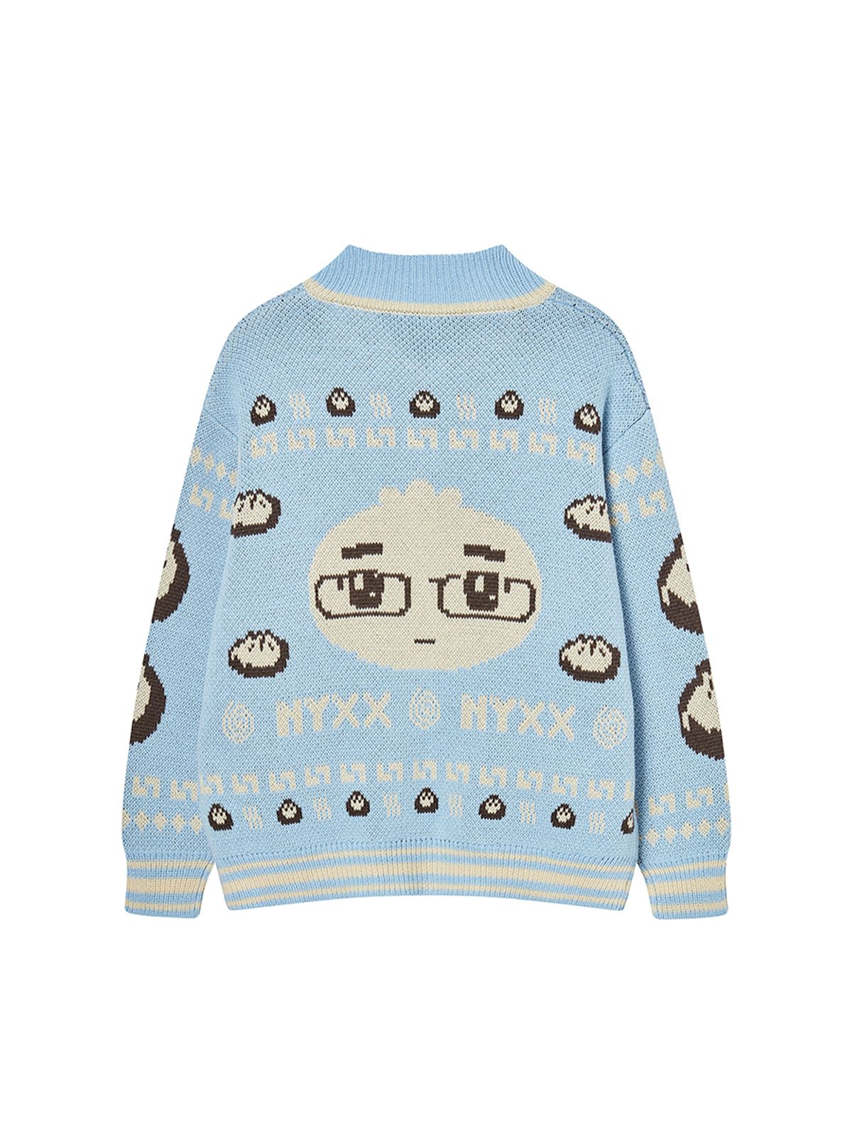엔와이엑스엑스(NYXX) NYGD COWICHAN CARDIGAN LIGHT BLUE