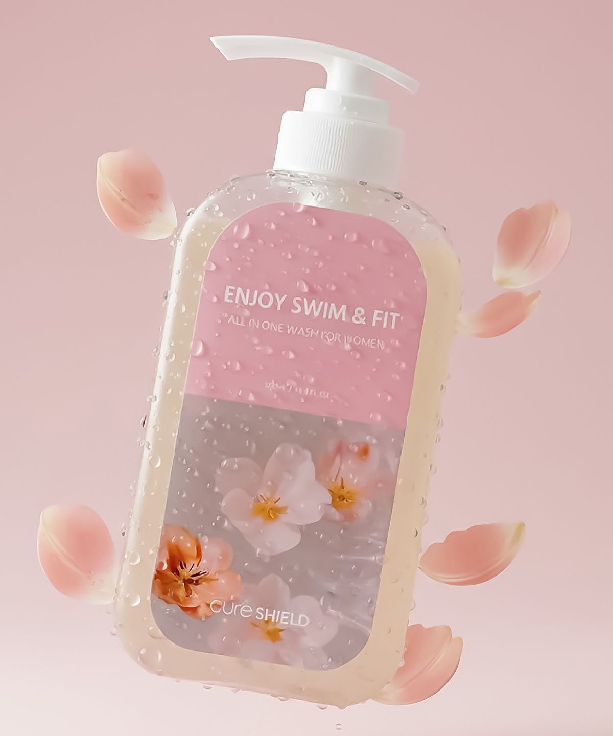큐어실드(CURESHIELD) 인조이스윔 & 핏 올인원 워시 포우먼 500ml