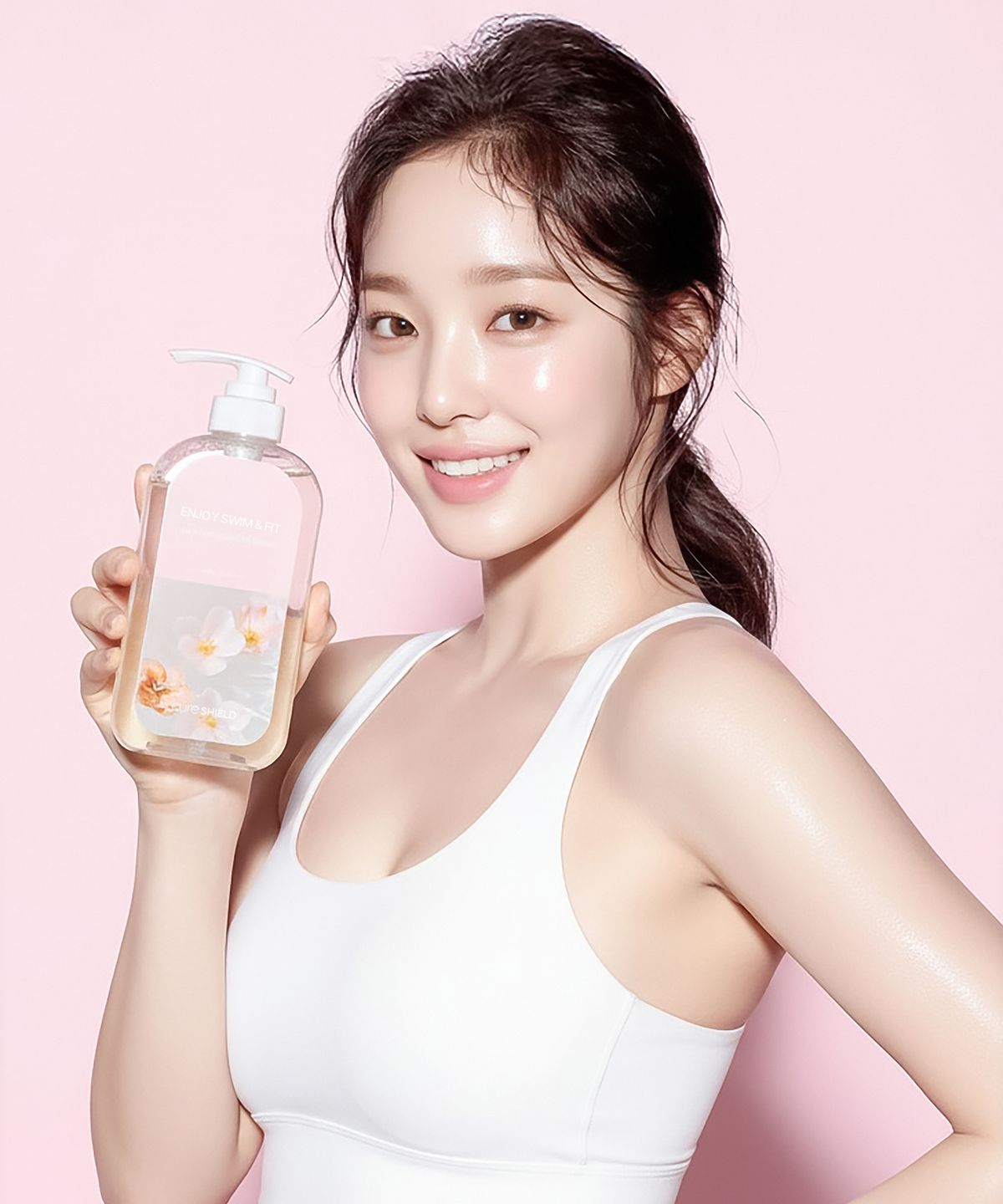 큐어실드(CURESHIELD) 인조이스윔 & 핏 올인원 워시 포우먼 500ml