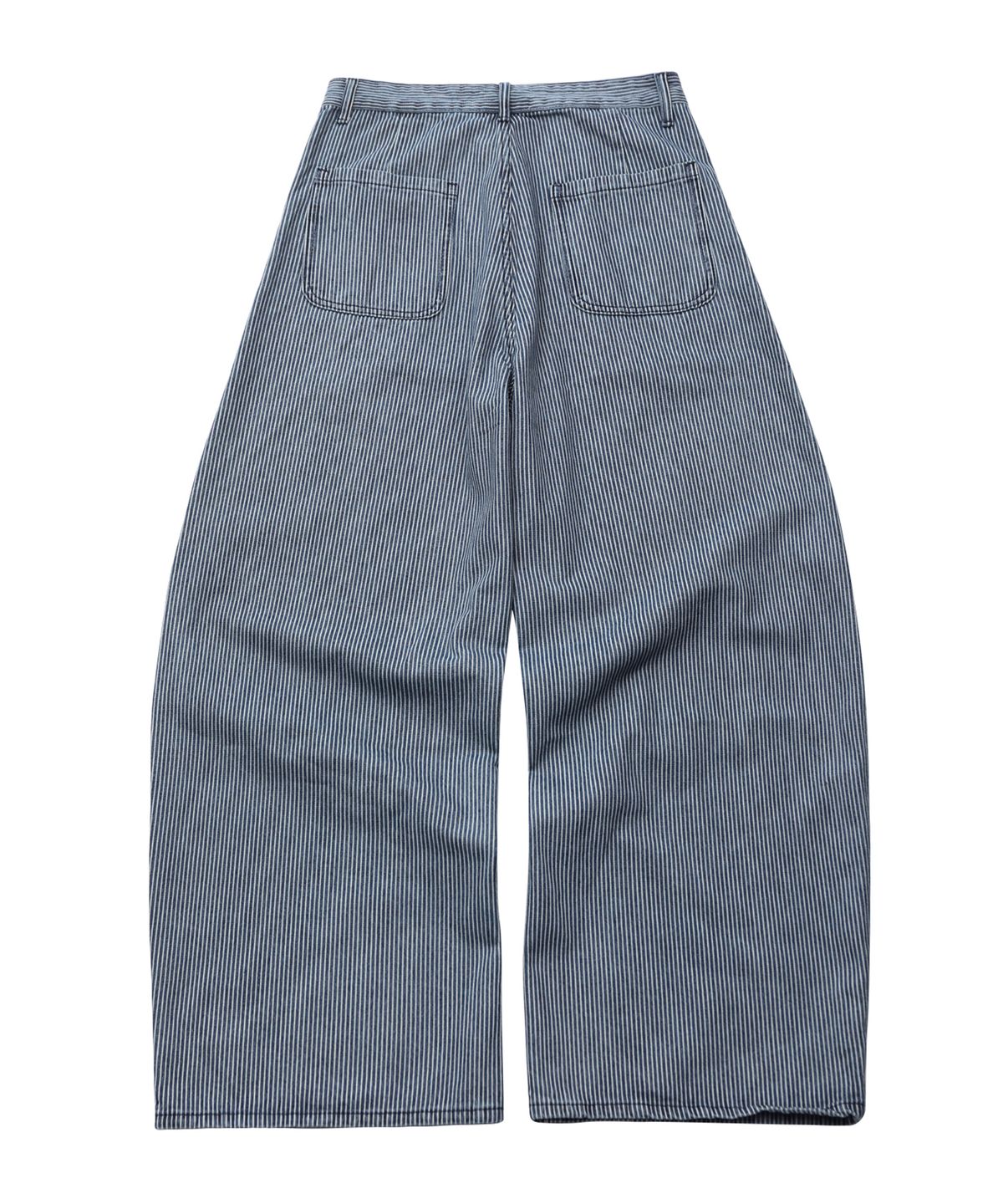 골든선샤인(GOLDEN SUNSHINE) Stripe curved denim wide pants_Blue