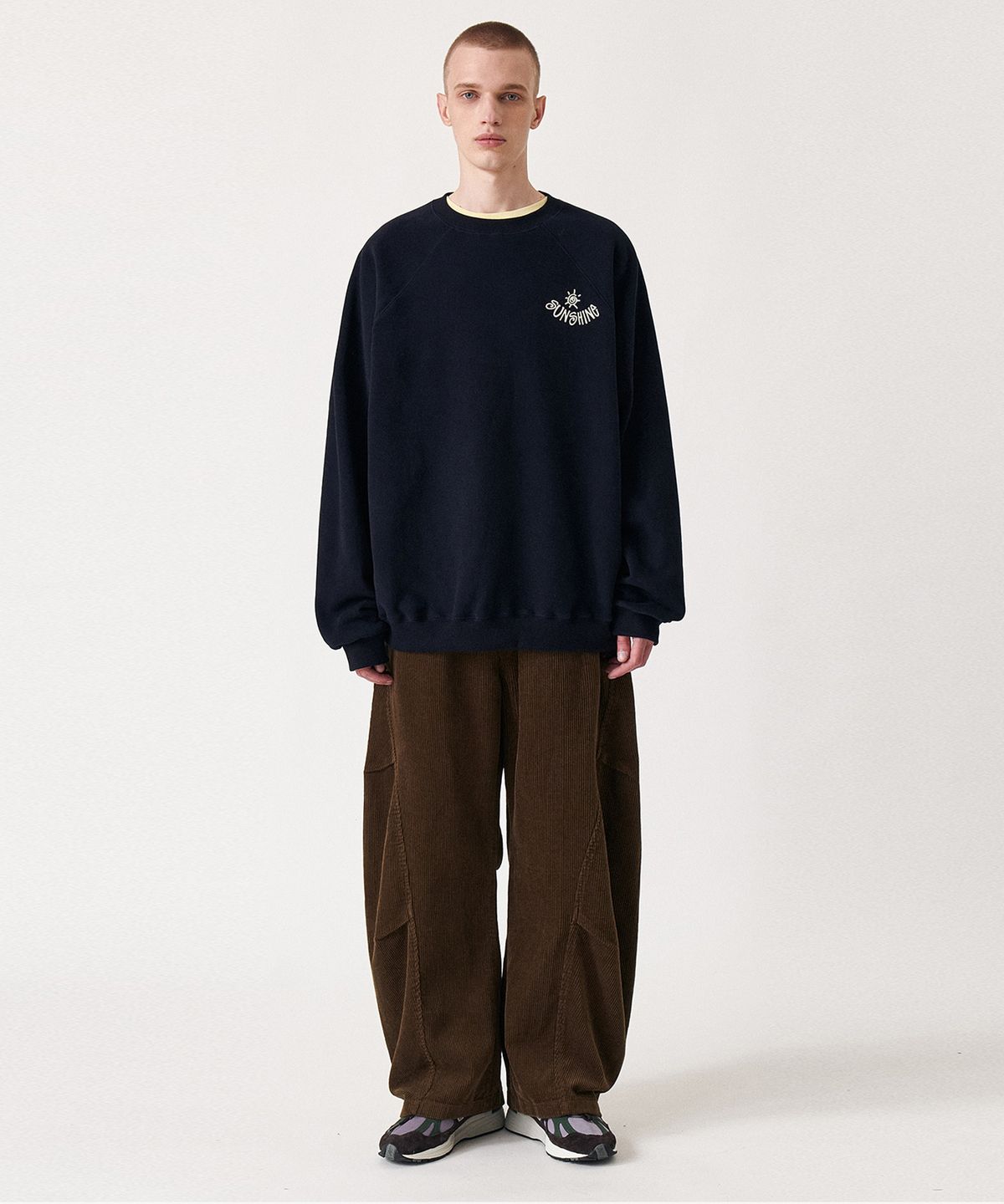 골든선샤인(GOLDEN SUNSHINE) Corduroy parachute pants_Brown