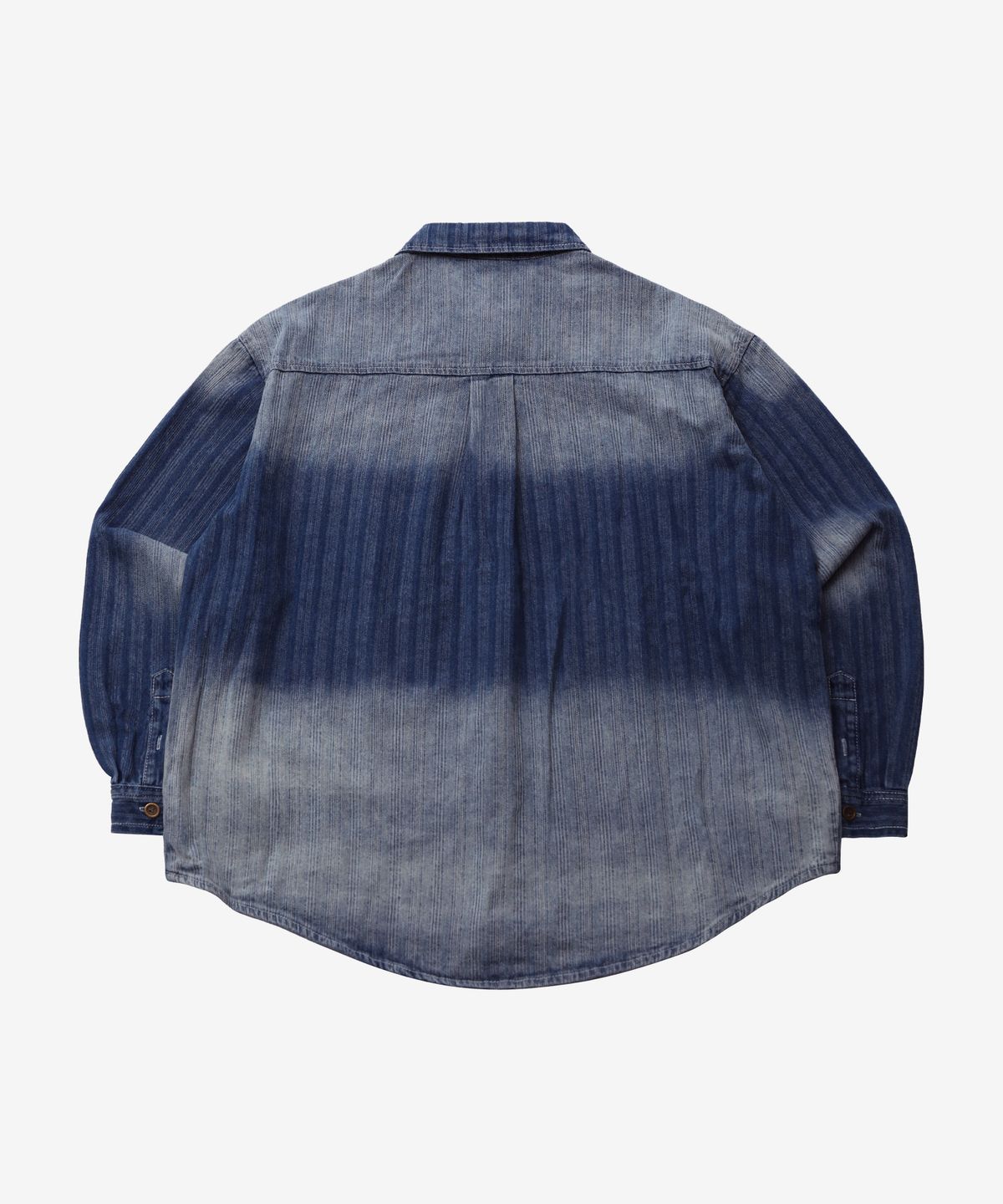 골든선샤인(GOLDEN SUNSHINE) Vintage brushed denim over shirts_Blue