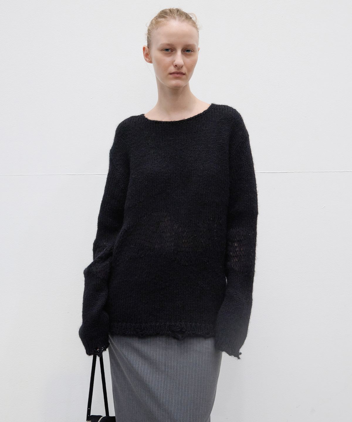 르바(LEVAR) Frost Winter Net Knit - Black