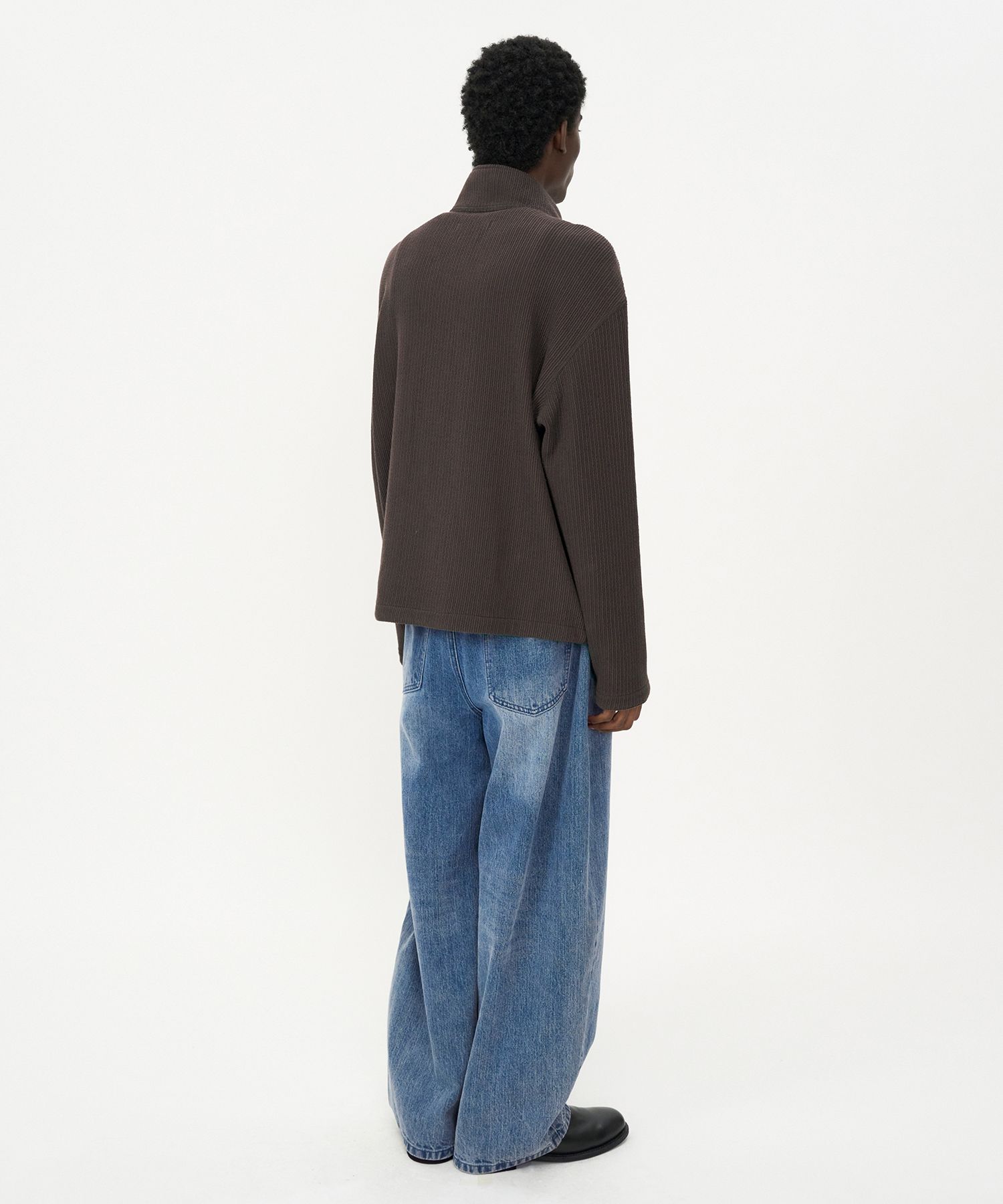 INSILENCE アイボリー ジップアップジャケット ジップアップシャツジャケット / Zip Up Shirt Jacket | INOCENCE