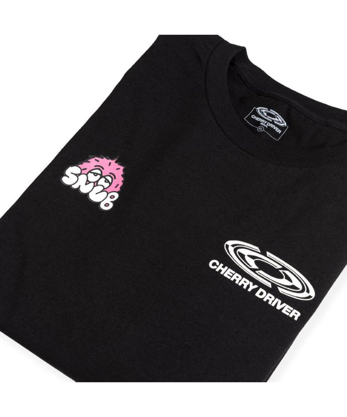 체리드라이버(CHERRY DRIVER) 체리 미 홈 x 라번즈 롱슬리브 블랙