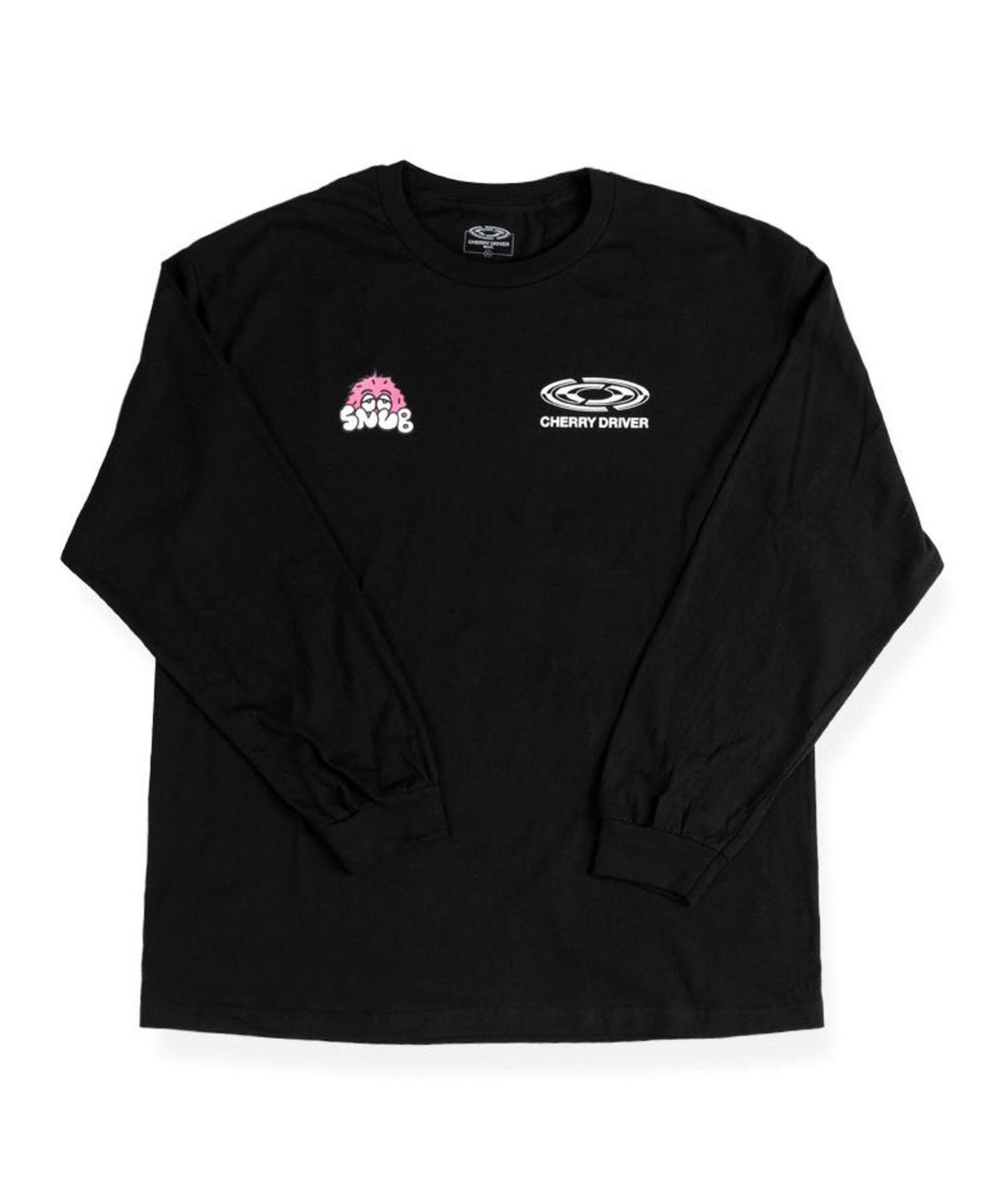 체리드라이버(CHERRY DRIVER) 체리 미 홈 x 라번즈 롱슬리브 블랙