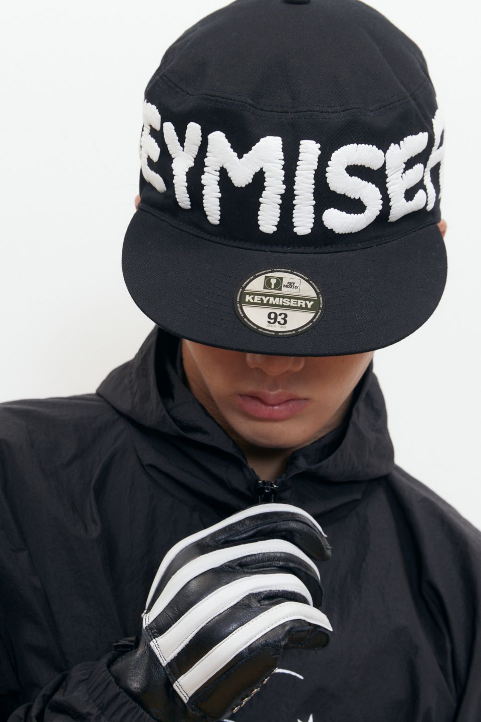 KEYMISERY ボックスキャップ MUSINSA公式 | KEYMISERY ウィスパーフィルボックスキャップ（ブラック）