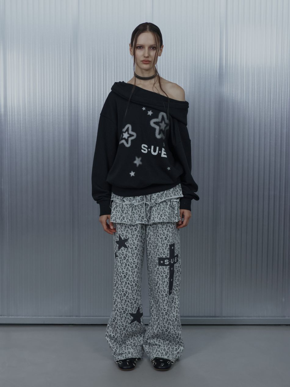 MUSINSA | SETUPEXE SUE WIDE HOODIE TOP / BLACK