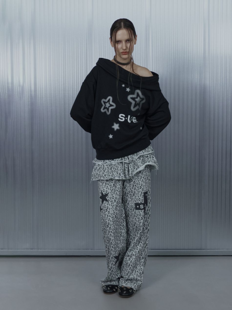 MUSINSA | SETUPEXE SUE WIDE HOODIE TOP / BLACK