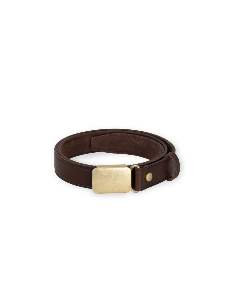 MUSINSA | BROWNYARD Hicock Belt, Brown Gold