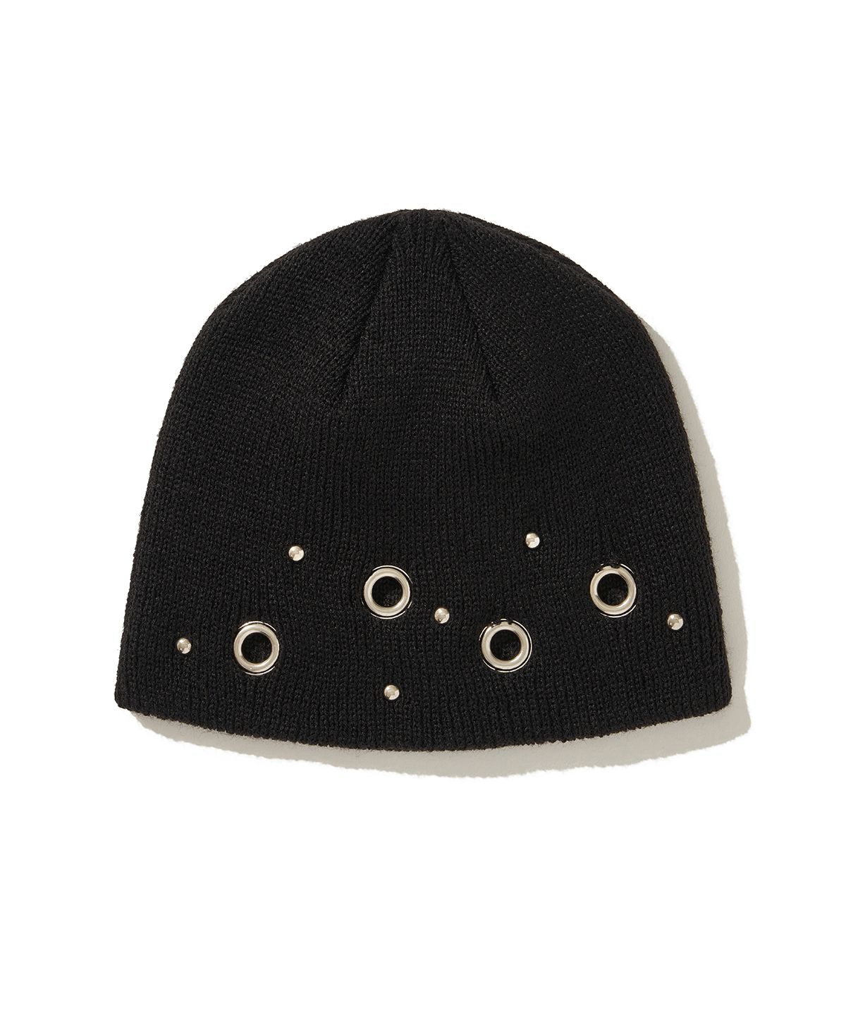 디오스피스(DAUSPICE) (DUC) Eyelet Stud Beanie Black