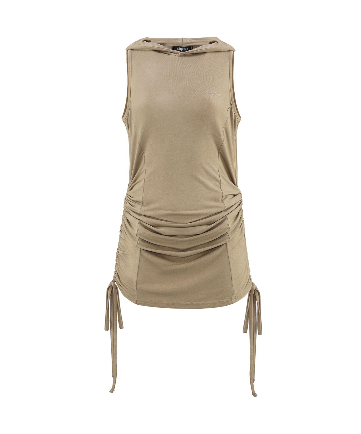 슬리시스(SLYISIS) Sleeveless Hoodie Dress (Khaki)