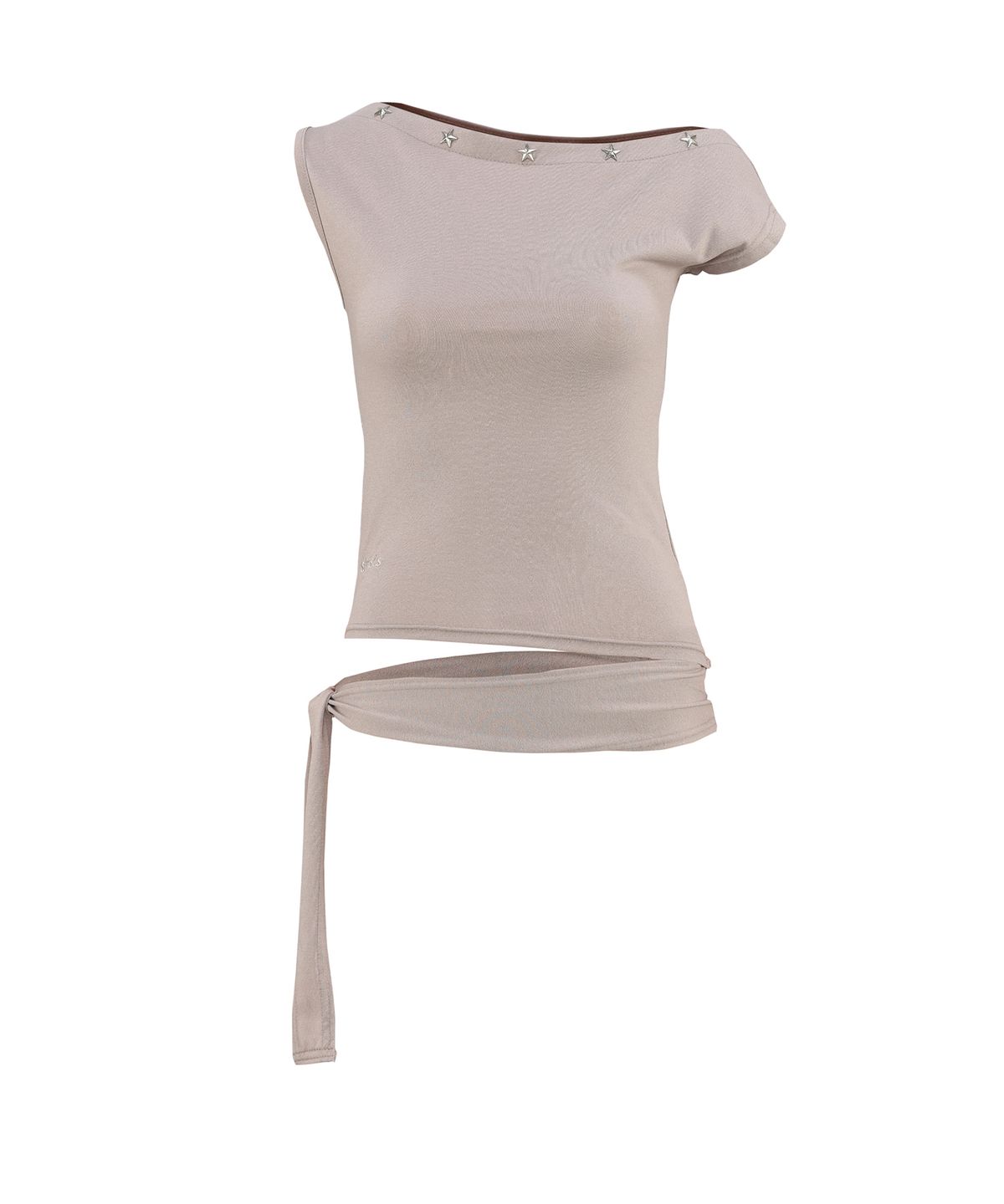 슬리시스(SLYISIS) Star Rivet One Shoulder Top (Beige)