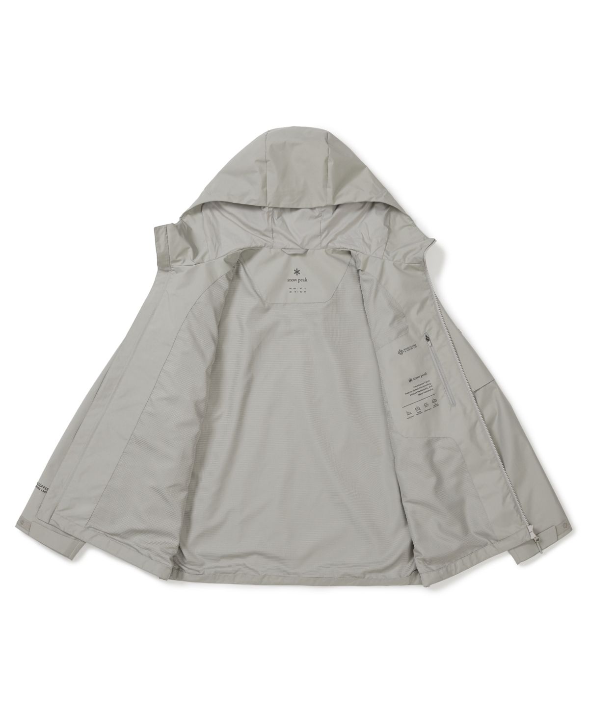 스노우피크 어패럴(SNOWPEAK APPAREL) 드라이피크 윈드스토퍼 자켓 (S25FMPJK04) Fog Gray