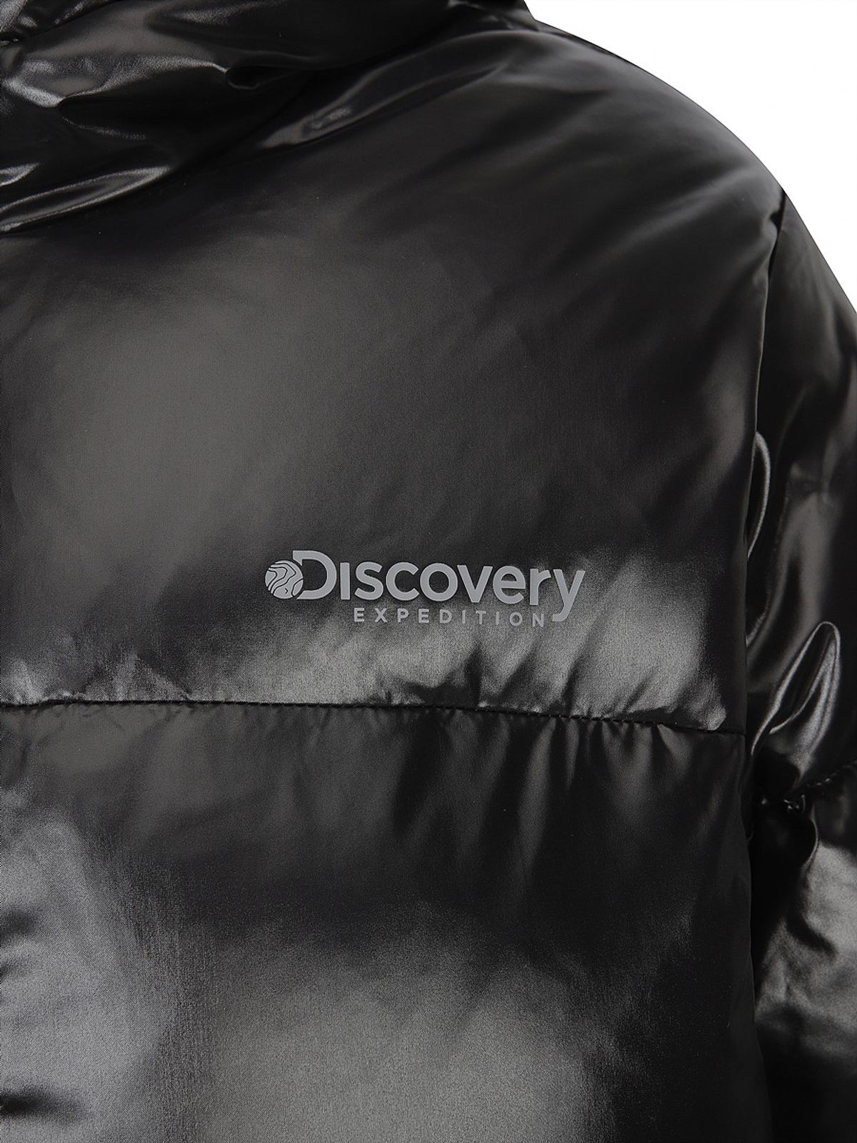 디스커버리 익스페디션(DISCOVERY EXPEDITION) 여성 올리아 글로우 다운 숏패딩 (Neon Black)