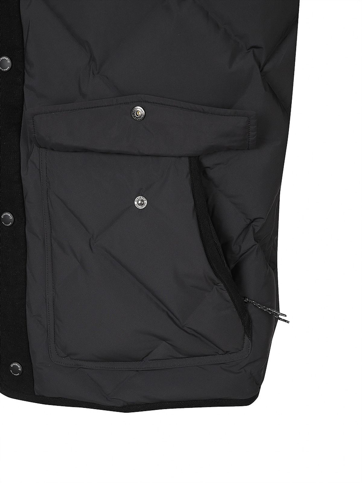 디스커버리 익스페디션(DISCOVERY EXPEDITION) 남성 디하스 카라넥 튜브 다운 미드패딩 (BLACK)