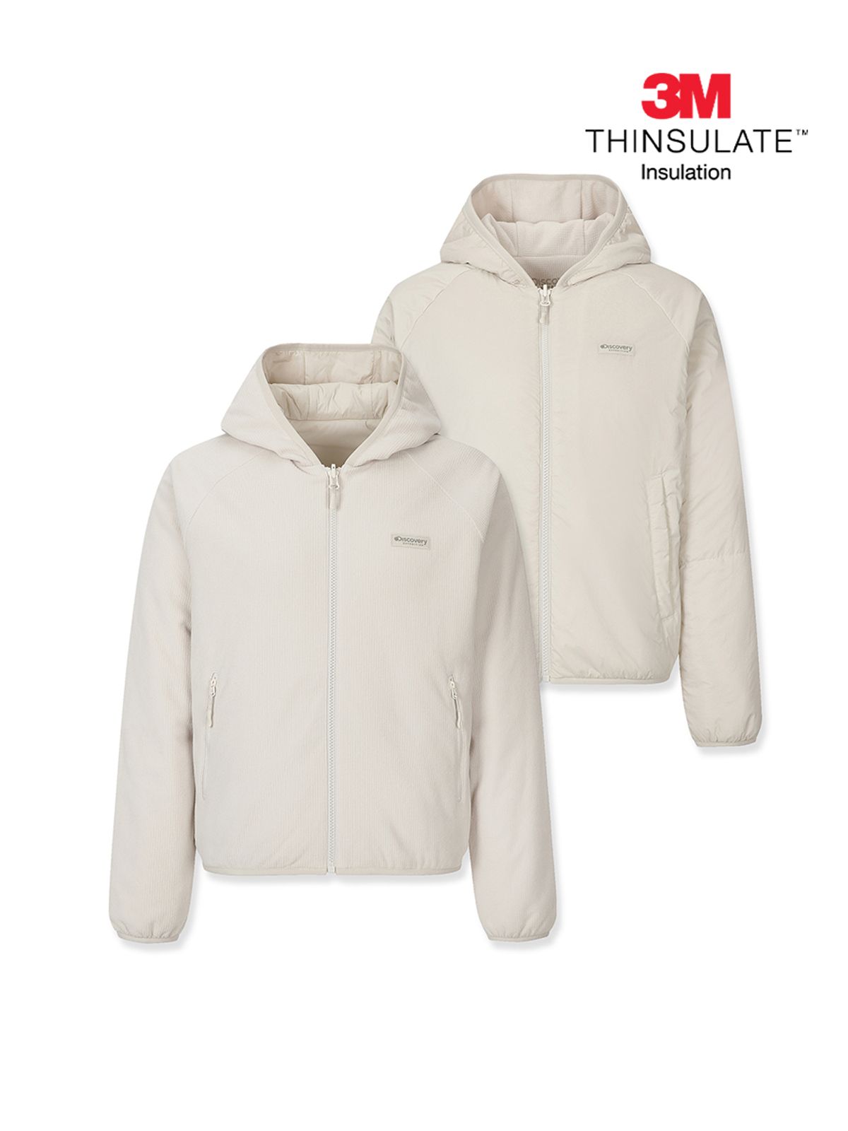 디스커버리 익스페디션(DISCOVERY EXPEDITION) 여성 그리드 리버시블 자켓 (BEIGE2)