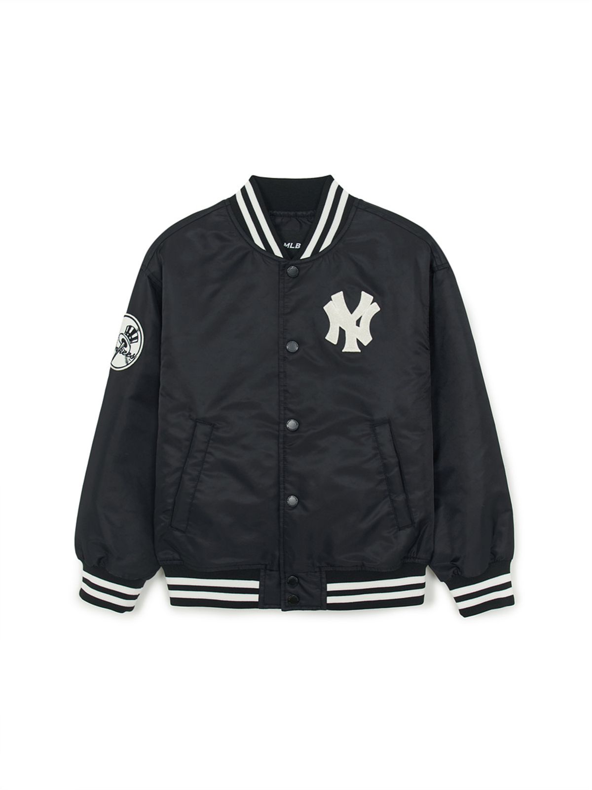 엠엘비 키즈(MLB KIDS) 스트릿 바시티 패딩점퍼 NY (Black)
