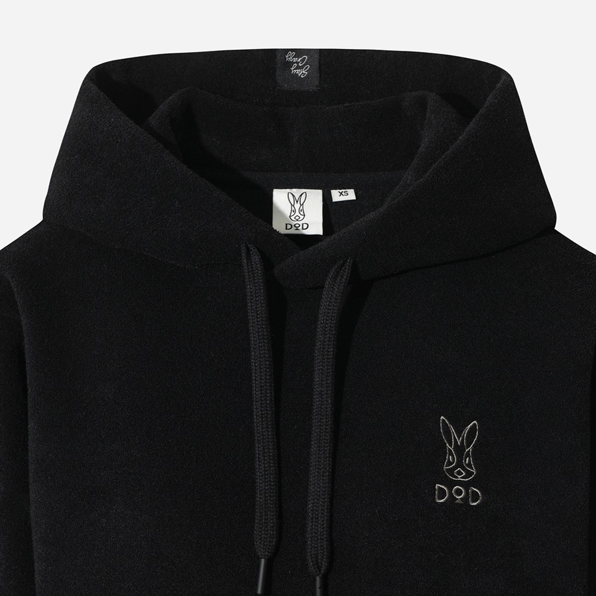 디오디(DOD) 테리업 에센셜 후드 여자(BLACK)