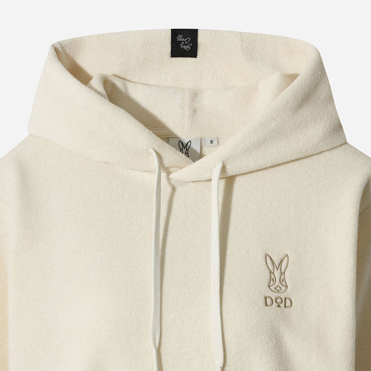 디오디(DOD) 테리업 에센셜 후드 여자(IVORY)