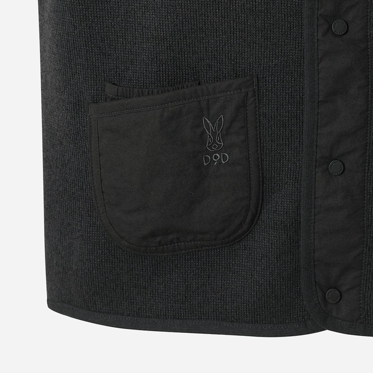 디오디(DOD) 템프니트 베스트 여자(BLACK)