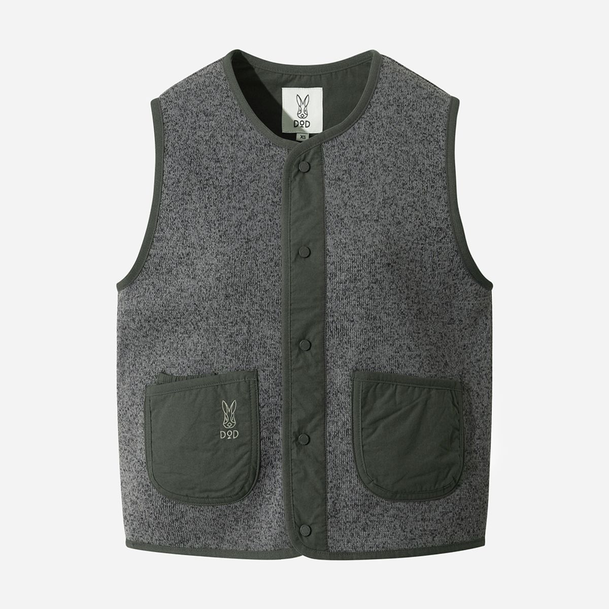 디오디(DOD) 템프니트 베스트 여자(D.CHARCOAL GREY)
