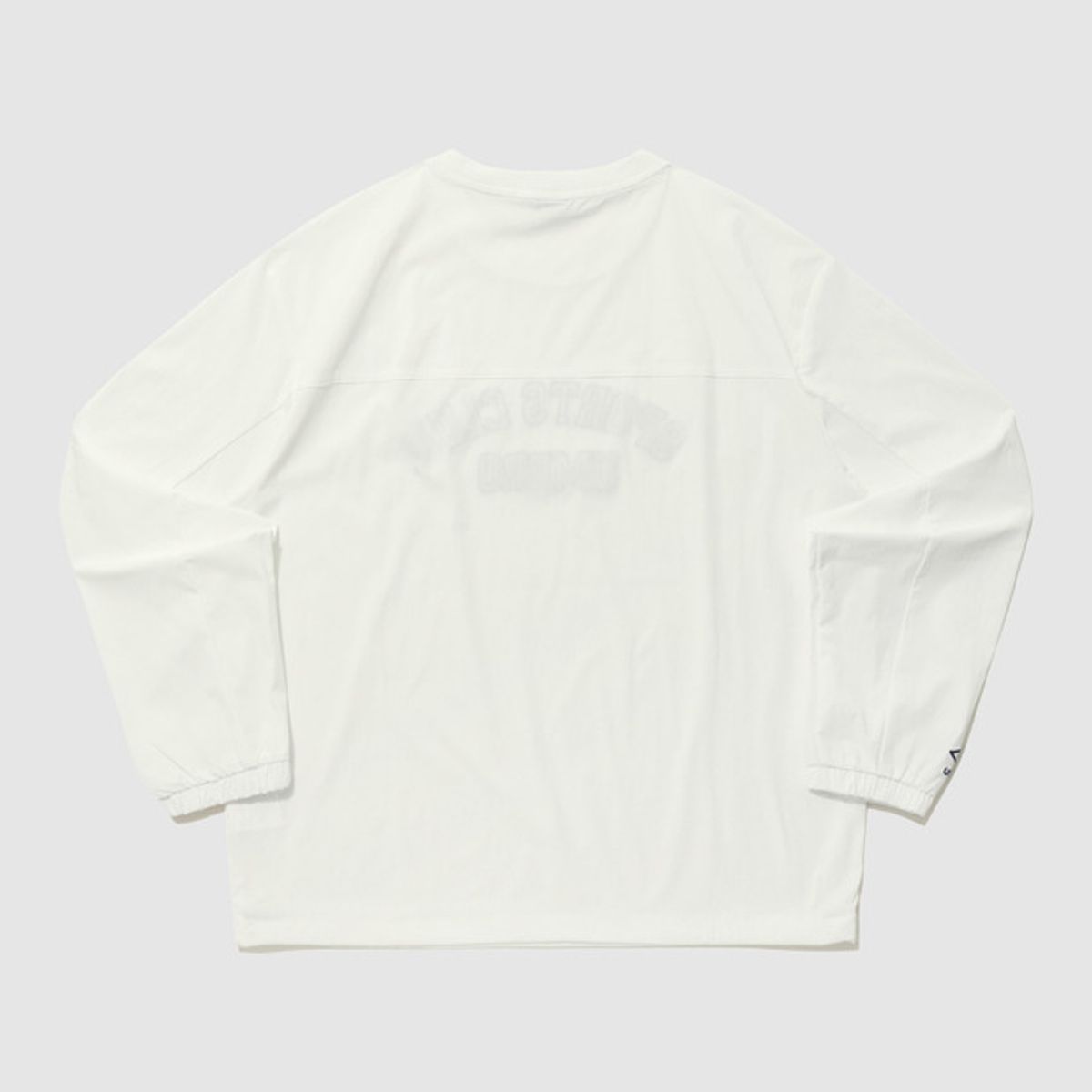엄브로(UMBRO) 아치 레터링 자수 피스테 아이보리(UQ321CWT90)