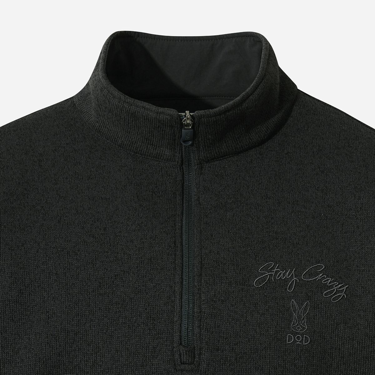 디오디(DOD) 템프니트 베이직 집업 아노락(BLACK)