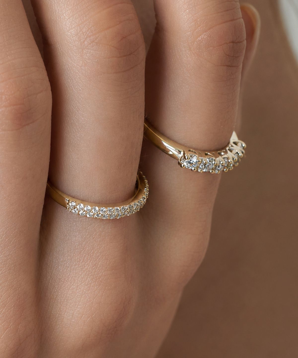 러비앤비(LOVEENB) [14K gold] 글램 1부 랩다이아몬드 반지