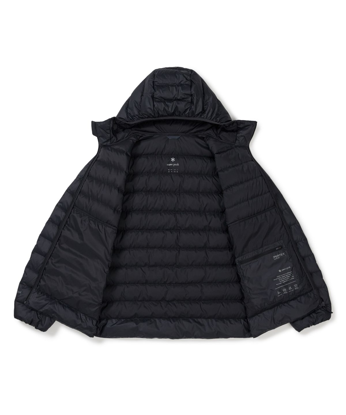스노우피크 어패럴(SNOWPEAK APPAREL) 에어노바 퍼텍스 경량 다운 자켓 (S25WMPDJ12) Black
