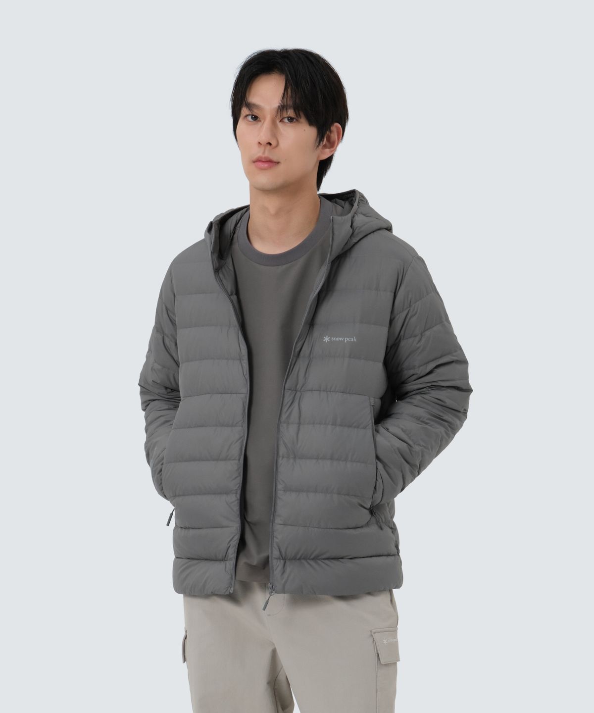 스노우피크 어패럴(SNOWPEAK APPAREL) 에어노바 퍼텍스 경량 다운 자켓 (S25WMPDJ12) Dark Gray