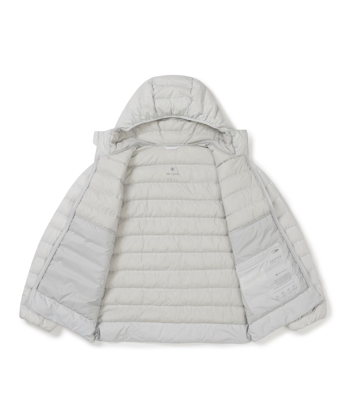 스노우피크 어패럴(SNOWPEAK APPAREL) 에어노바 퍼텍스 경량 다운 자켓 (S25WMPDJ12) Light Gray