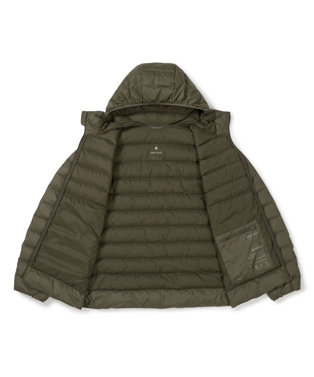 스노우피크 어패럴(SNOWPEAK APPAREL) 에어노바 퍼텍스 경량 다운 자켓 (S25WMPDJ12) Yellow Khaki