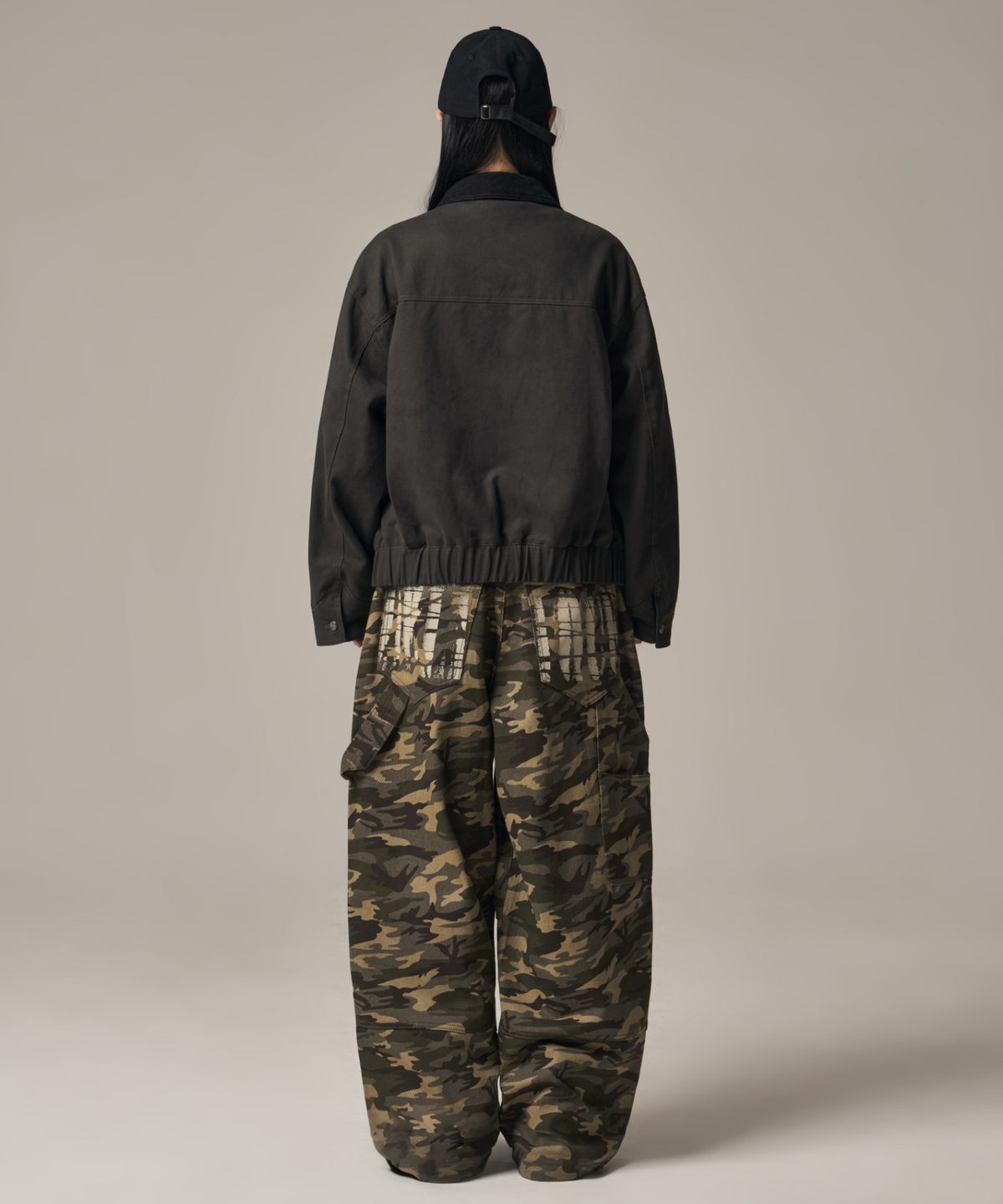 아이돈워너셀(IDWS) Hatch Work Jumper Charcoal