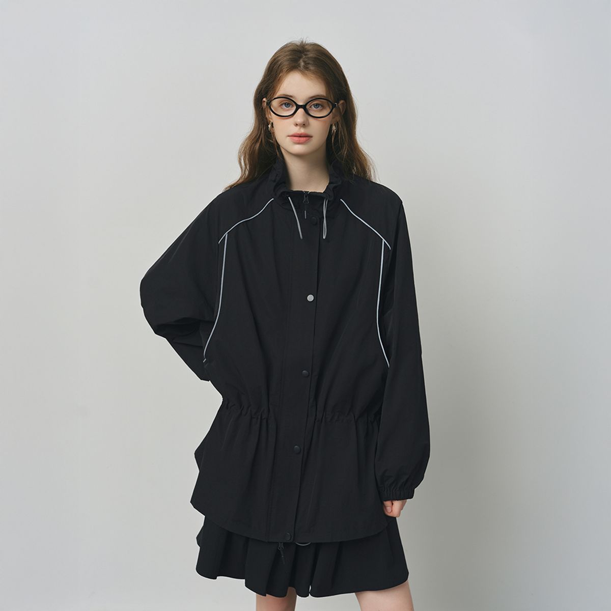 웬스데이딜라잇(WEDNESDAY DELIGHT) WD_Causal drawstring jacket