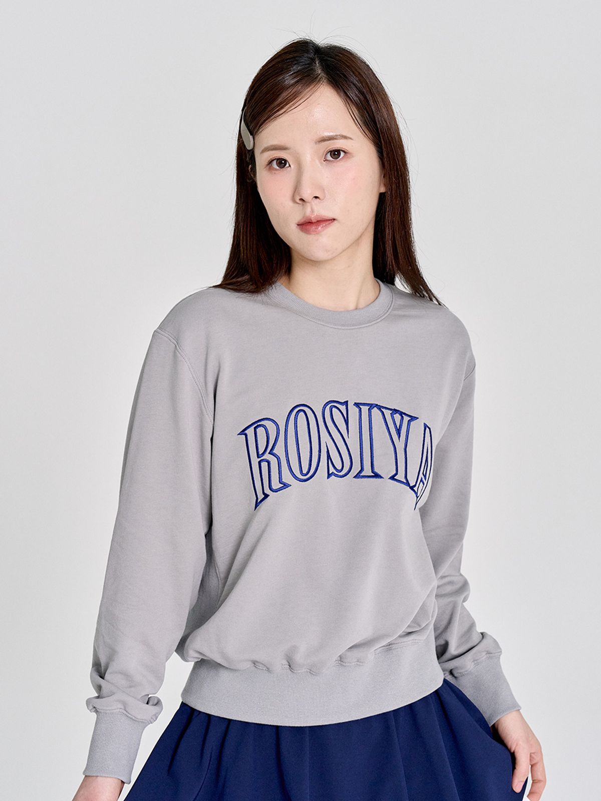 로시야(ROSIYA) rosiya 인터시즌 맨투맨(연그레이)