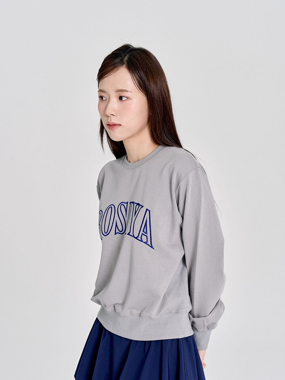 로시야(ROSIYA) rosiya 인터시즌 맨투맨(연그레이)