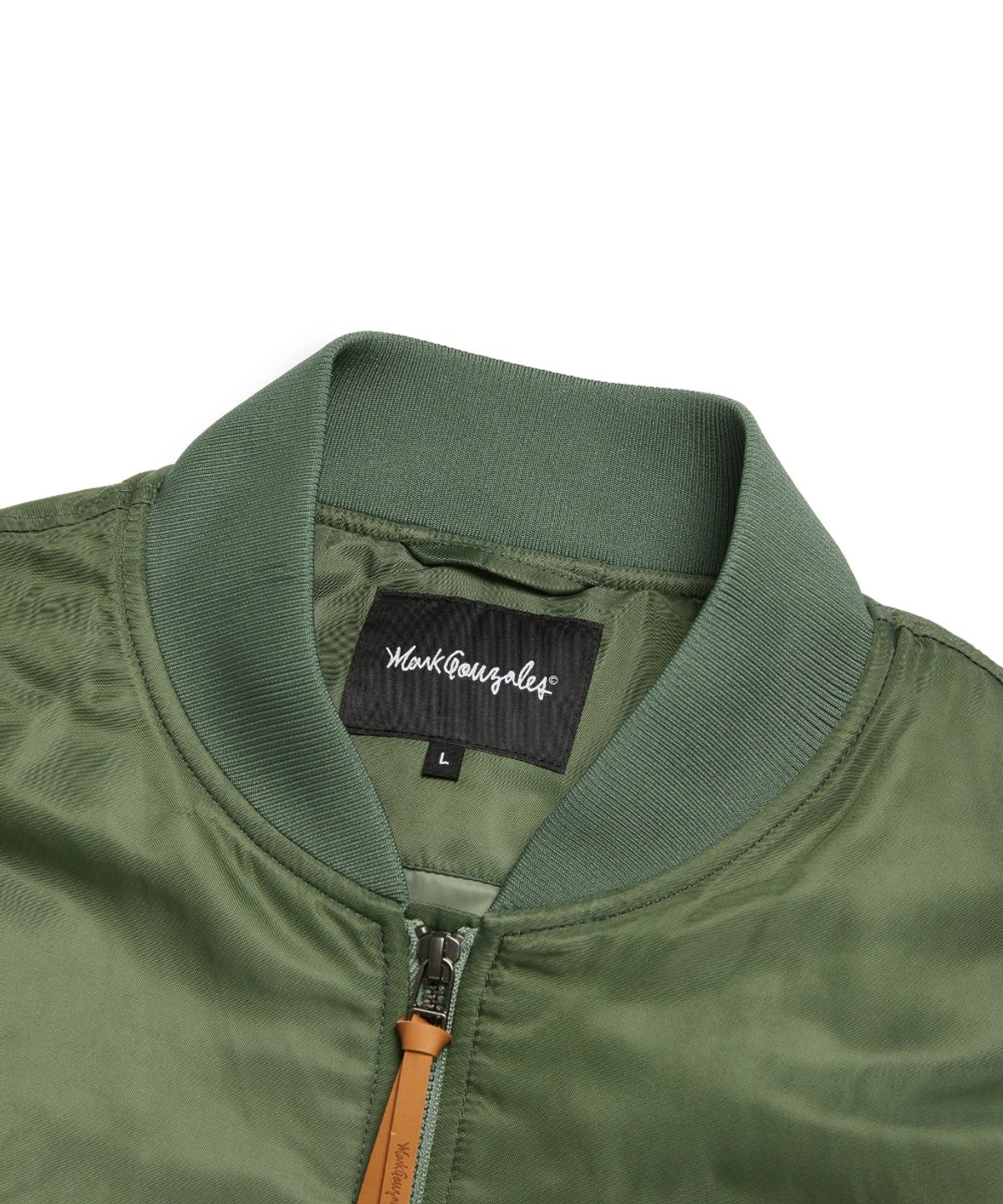 마크곤잘레스(MARK GONZALES) 하트컬렉션 MA-1 패딩 자켓 - OLIVE GREEN
