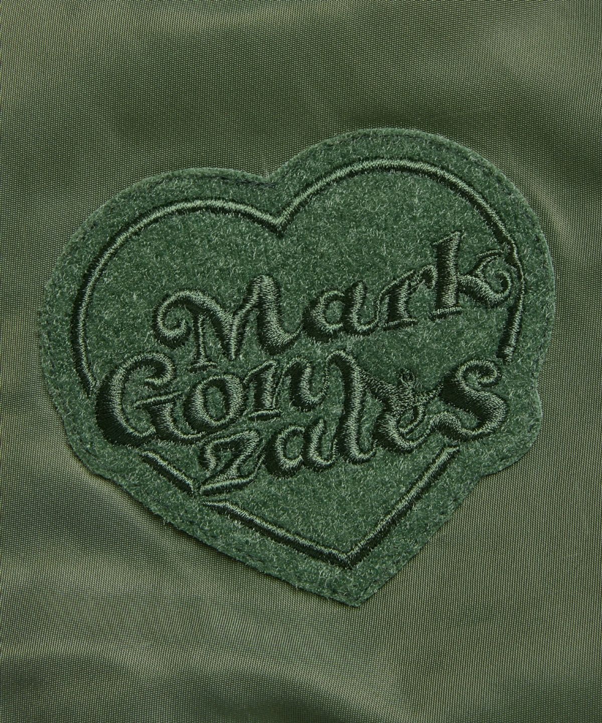 마크곤잘레스(MARK GONZALES) 하트컬렉션 MA-1 패딩 자켓 - OLIVE GREEN