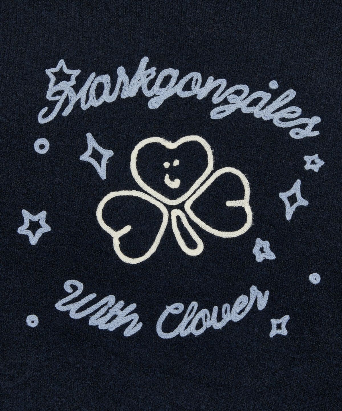 마크곤잘레스(MARK GONZALES) 우먼즈 클러브 그래픽 니트 - NAVY