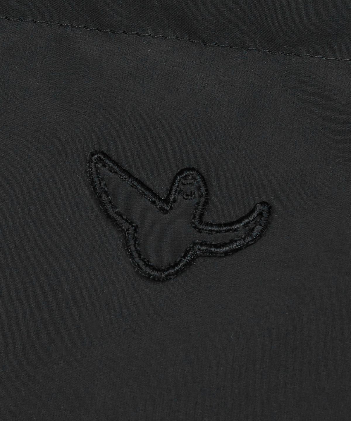 마크곤잘레스(MARK GONZALES) 우먼즈 엔젤 아플리케 경량 다운 자켓 - BLACK