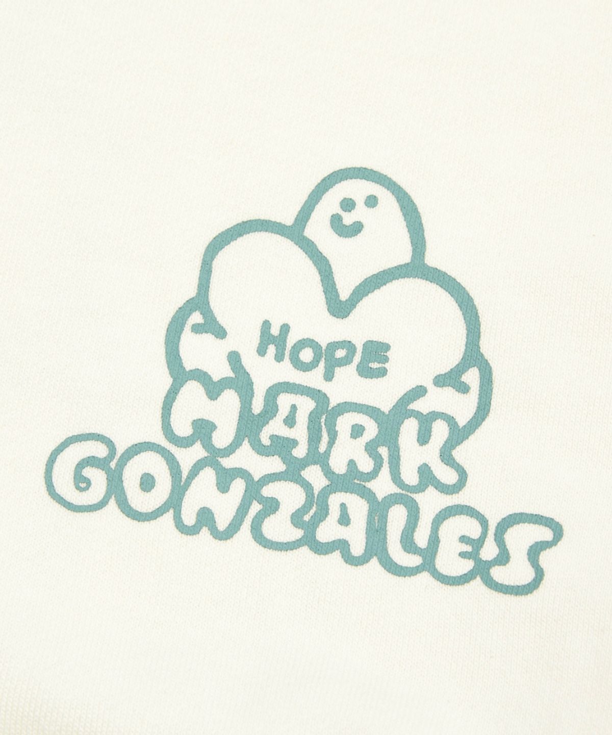 마크곤잘레스(MARK GONZALES) HOPE 엔젤 그래픽 스웨트셔츠 - IVORY